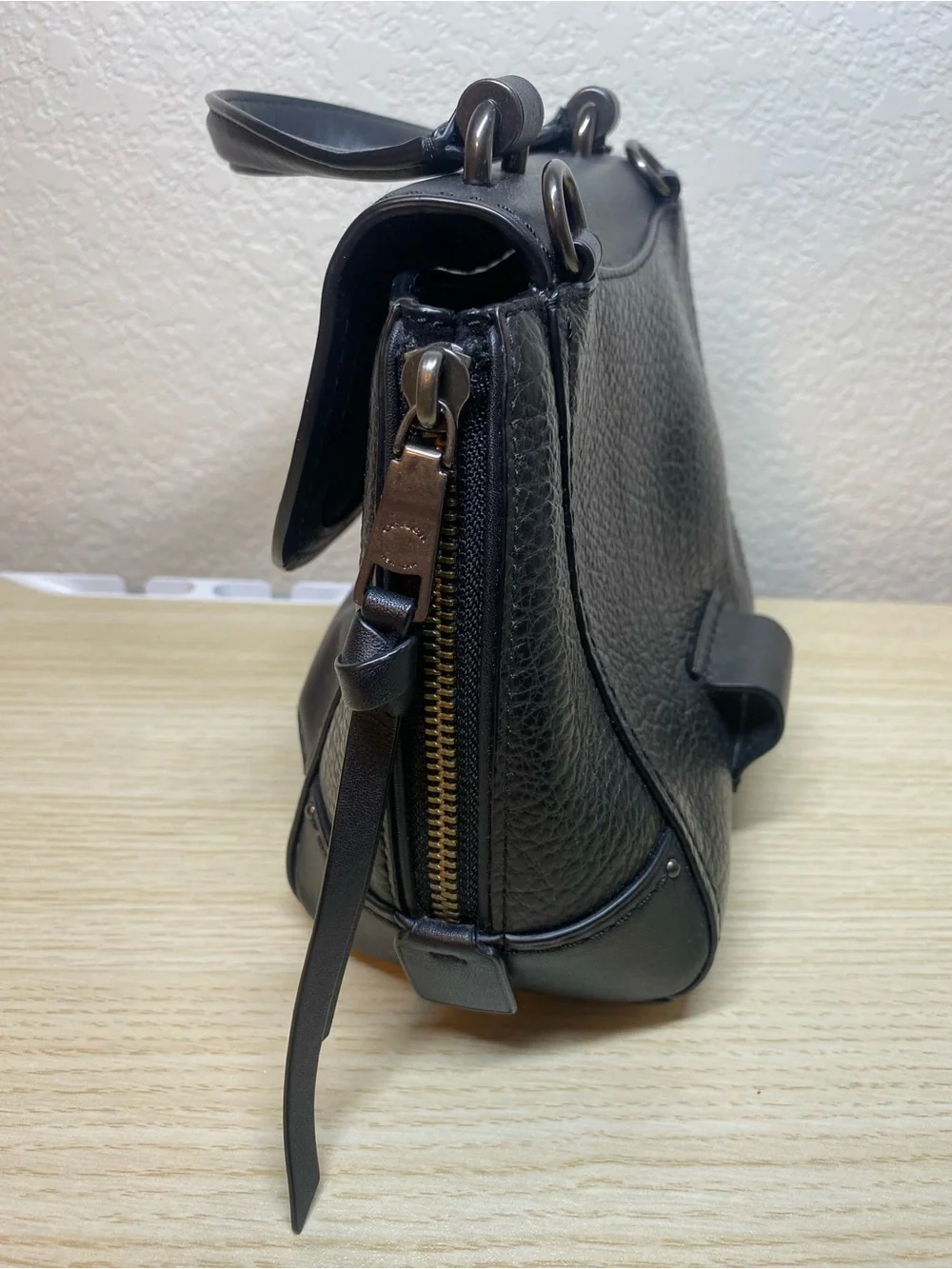 Coach Black Mini Faye Backpack